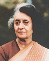 Una foto di Indira Gandhi
