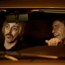 Massimo Ceccherini e Luca Laurenti in una sequenza del film Io e Marilyn