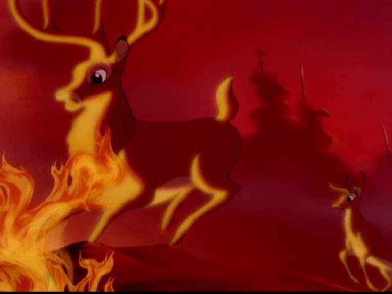 Il Grande Cervo In Una Scena Del Film D Animazione Bambi 1942 140686