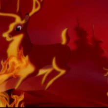 Il Grande Cervo in una scena del film d'animazione Bambi ( 1942 )