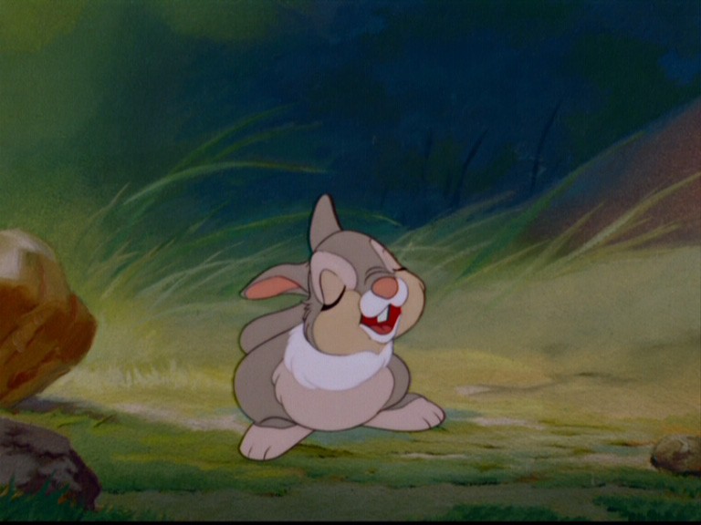 Il Simpatico Coniglio Tamburino Del Film D Animazione Bambi 1942 140681