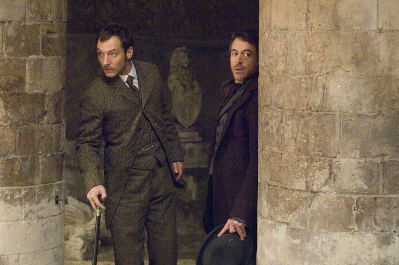 Jude Law E Robert Downey Jr Protagonisti Del Film Sherlock Holmes 140722