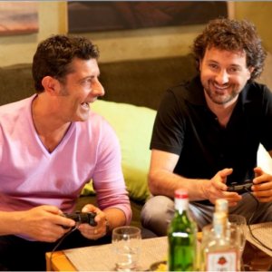 Luca Laurenti e Leonardo Pieraccioni in una scena del film Io e Marilyn