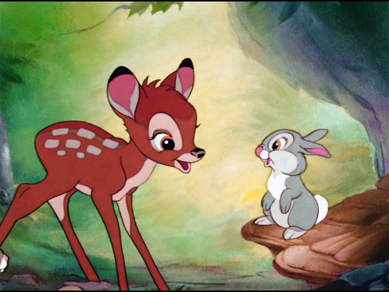 Il Cerbiatto Con L Amico Tamburino Nel Film Bambi 1942 140926