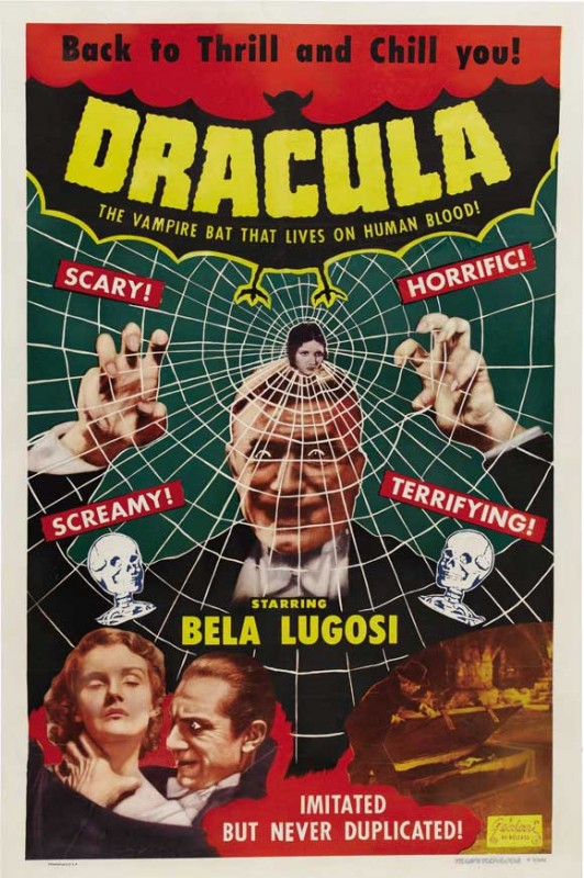 Locandina Del Film Dracula 1931 Con Bela Lugosi 140928