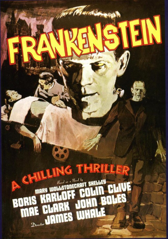 Locandina Del Film Frankenstein 1931 Con Boris Karloff 140929