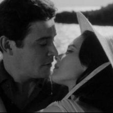 Ronald Lewis e Susan Strasberg in una scena de La casa del terrore ( 1961 )