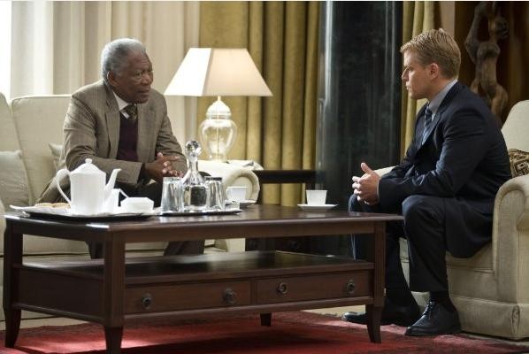 Morgan Freeman E Matt Damon In Una Scena Di Invictus 141099