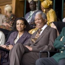 Morgan Freeman è il presidente Nelson Mandela nel film Invictus