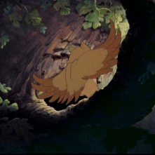 Il gufo in una scena del film d'animazione Bambi (1942)