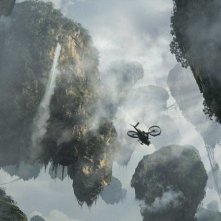 Una scena del paesaggio del pianeta Pandora nel film Avatar
