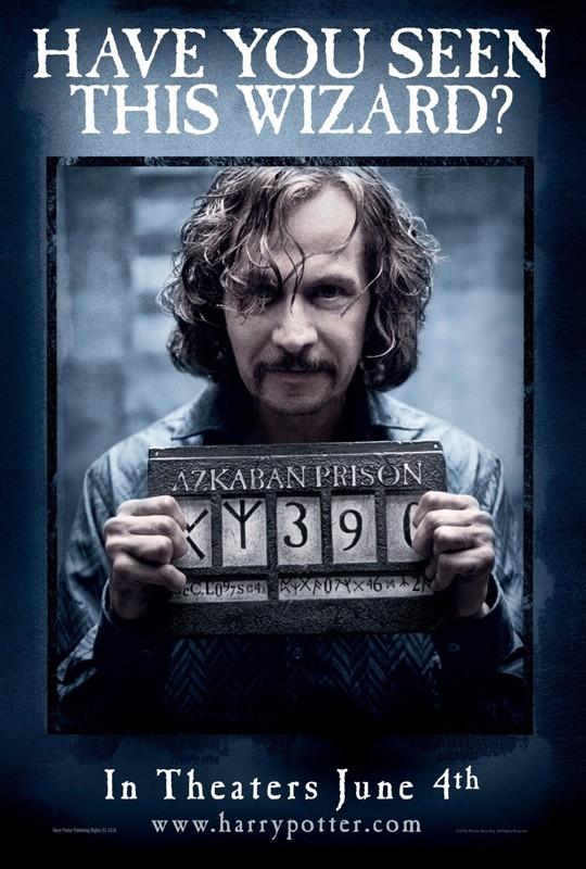 Un Character Poster Del Ricercato Sirius Black Gary Oldman Per Il Film Harry Potter E Il Prigioniero Di Azkaban 141294