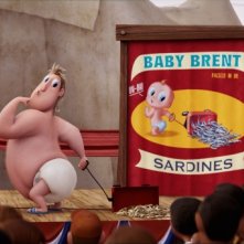 Baby Brent in un'immagine del film Piovono polpette