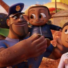 Un'allegra sequenza del film Piovono polpette