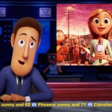 Un'immagine realistica del film Piovono polpette