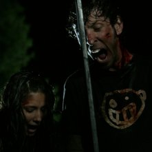 Tamara Feldman E Joel David Moore In Una Scena Del Film Hatchet 141535