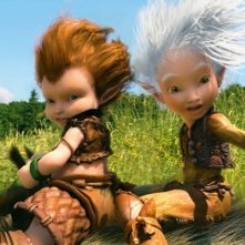 Un'immagine di Arthur insieme a uno dei personaggi principali del film Arthur e la vendetta di Maltazard