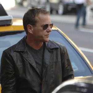 24: Kiefer Sutherland in una scena della stagione 8