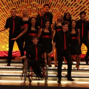 Glee: un momento di un'esibizione dall'episodio Sectionals