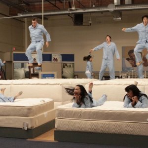 Glee: una scena dell'episodio Mattress