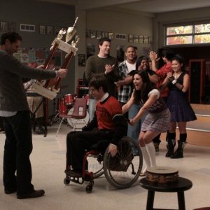 Glee: una scena dell'episodio Sectionals