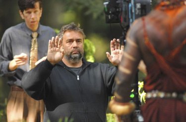 Il regista Luc Besson sul set del film Arthur e la vendetta di Maltazard