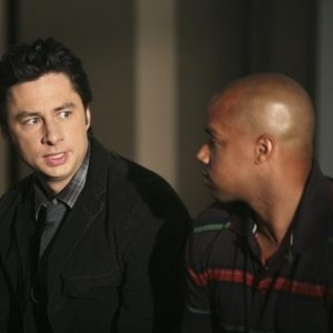 Scrubs: Donald Faison e Zach Braff nell'episodio Our Role Models