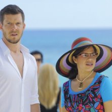 Ugly Betty: Eric Mabius ed America Ferrera  nell'episodio The Bahamas Triangle