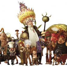 Un'immagine di gruppo dei personaggi del film Arthur e la vendetta di Maltazard