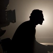 La sagoma di Daniel Day-Lewis in una scena del musical Nine