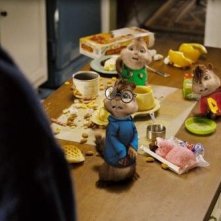 I combinaguai Alvin, Theodore e Simon protagonisti del film Alvin Superstar