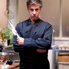 Birol Ünel sul set del film Soul Kitchen