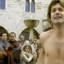 Ettore Bassi in una scena di Chiara e Francesco