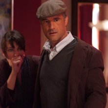 Milla Jovovich e Elias Koteas in una scena del film Il quarto tipo