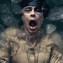 Benicio Del Toro, protagonista del film The Wolf Man