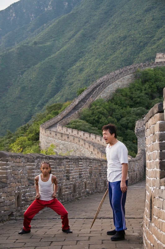 Dre Jaden Smith Si Allena Sulla Muraglia Cinese Sotto Gli Insegnamenti Di Mr Han Jackie Chan 142415