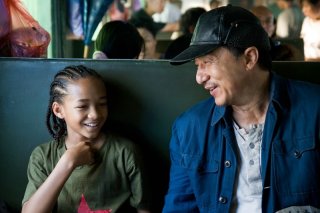 Jaden Smith e Jackie Chan in un'immagine del remake di Karate Kid