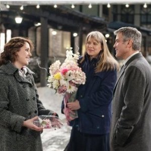 George Clooney e Melanie Lynskey in una scena di Up in the Air