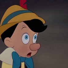 Il simpatico burattino protagonista del film d'animazione Pinocchio