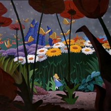 La protagonista del cartoon disneyano Alice nel paese delle meraviglie