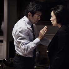 Pierfrancesco Favino e Daniela Piazza in una scena del film Baciami ancora