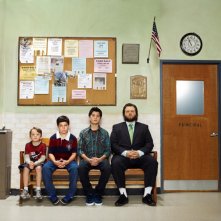 Una foto promozionale del cast della serie Sons of Tucson