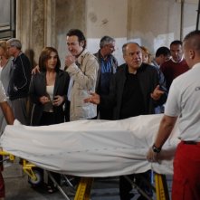 Carlo Verdone, Anna Bonaiuto e Marco Giallini in una sequenza del film Io, loro e Lara