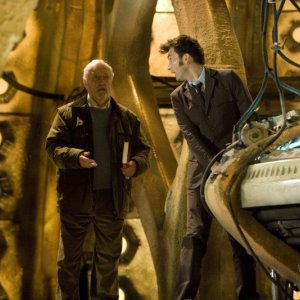 Doctor Who: Bernard Cribbins e David Tennant nel TARDIS nello speciale The End of Time