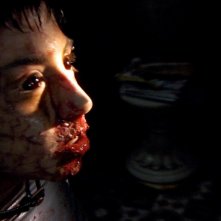 Un'immagine della sanguinosa scena dell'esorcismo dall'horror Rec 2