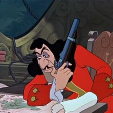 Capitan Uncino in una scena del film d'animazione Le avventure di Peter Pan ( 1953 )