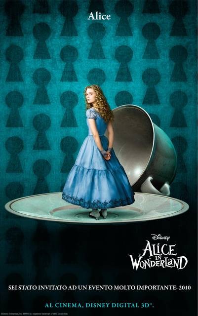 Character Poster Italiano Alice Alice In Wonderland 143244