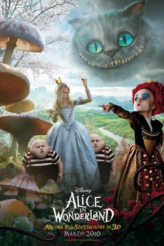 Poster Ufficiale Italiano di Alice In Wonderland