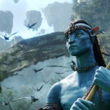 Un'immagine dell'avatar di Jake Sully su Pandora nel film Avatar