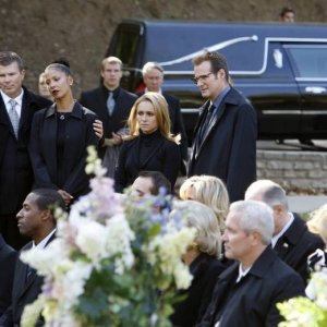 Hayden Panettiere e Jack Coleman in una scena di Let It Bleed dalla quarta stagione di Heroes